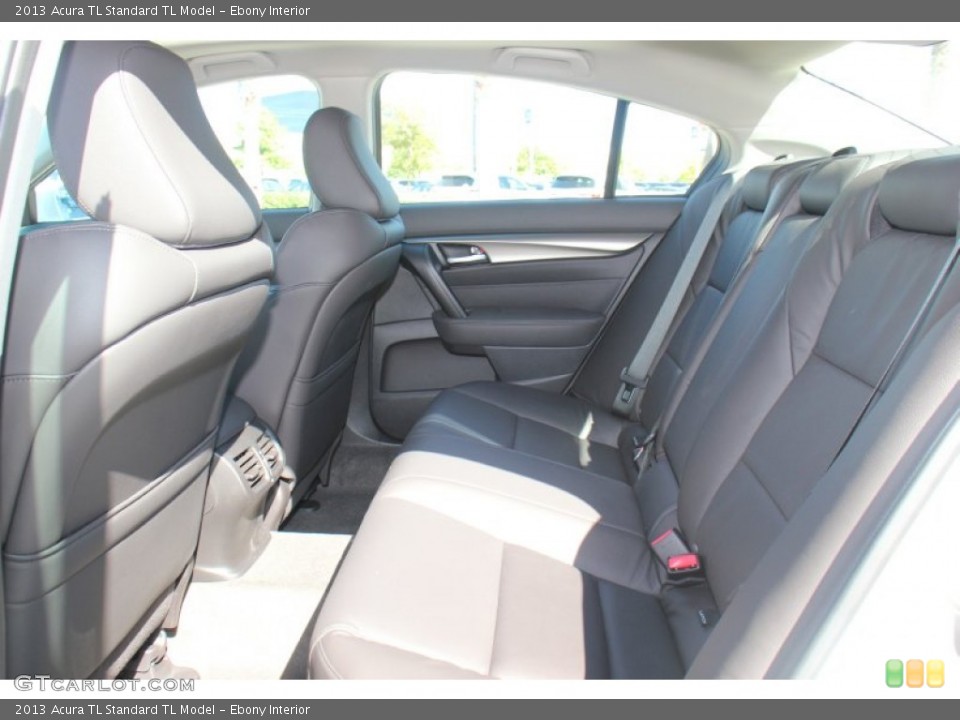 Ebony Interior Rear Seat for the 2013 Acura TL  #73210236
