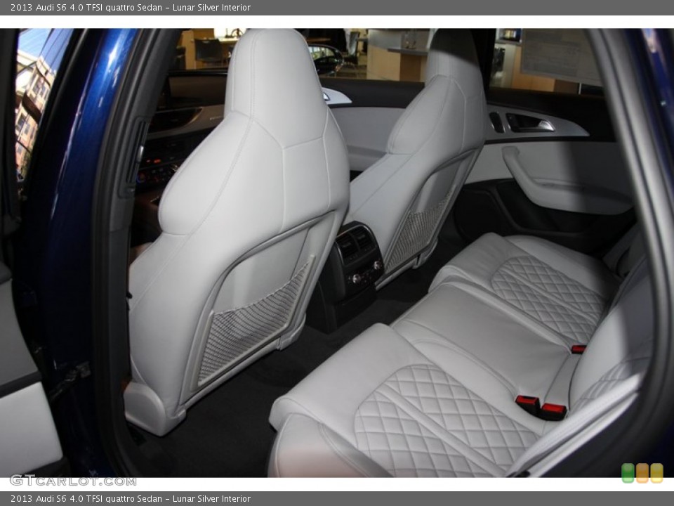 Lunar Silver Interior Rear Seat for the 2013 Audi S6 4.0 TFSI quattro Sedan #73210389