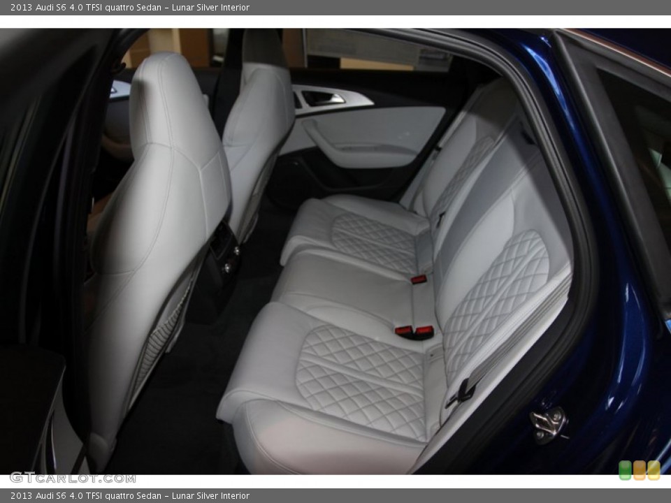 Lunar Silver Interior Rear Seat for the 2013 Audi S6 4.0 TFSI quattro Sedan #73210411