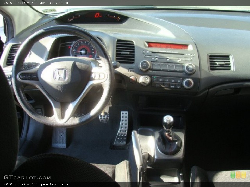 Black Interior Dashboard for the 2010 Honda Civic Si Coupe #73214929