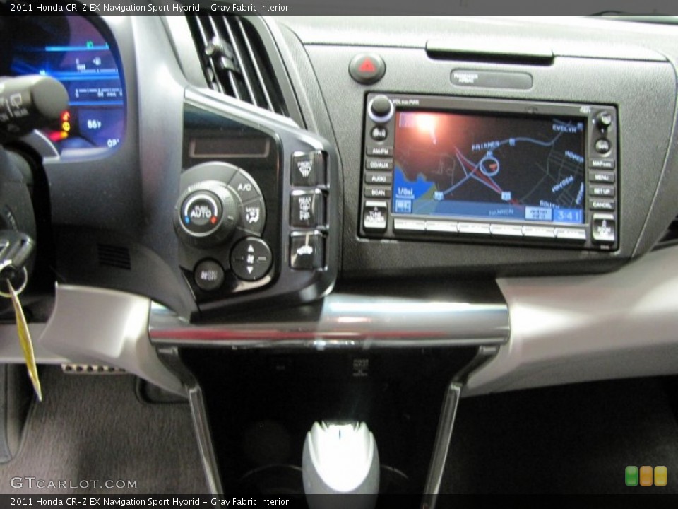 Gray Fabric Interior Navigation for the 2011 Honda CR-Z EX Navigation Sport Hybrid #73215315