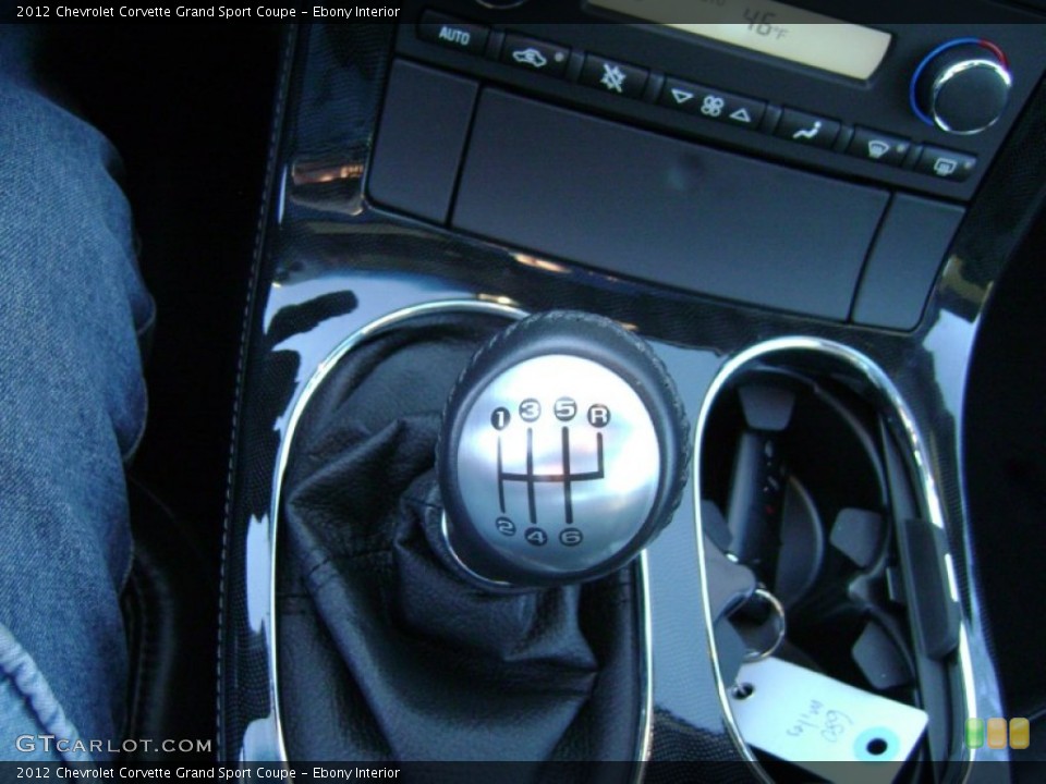Ebony Interior Transmission for the 2012 Chevrolet Corvette Grand Sport Coupe #73221858