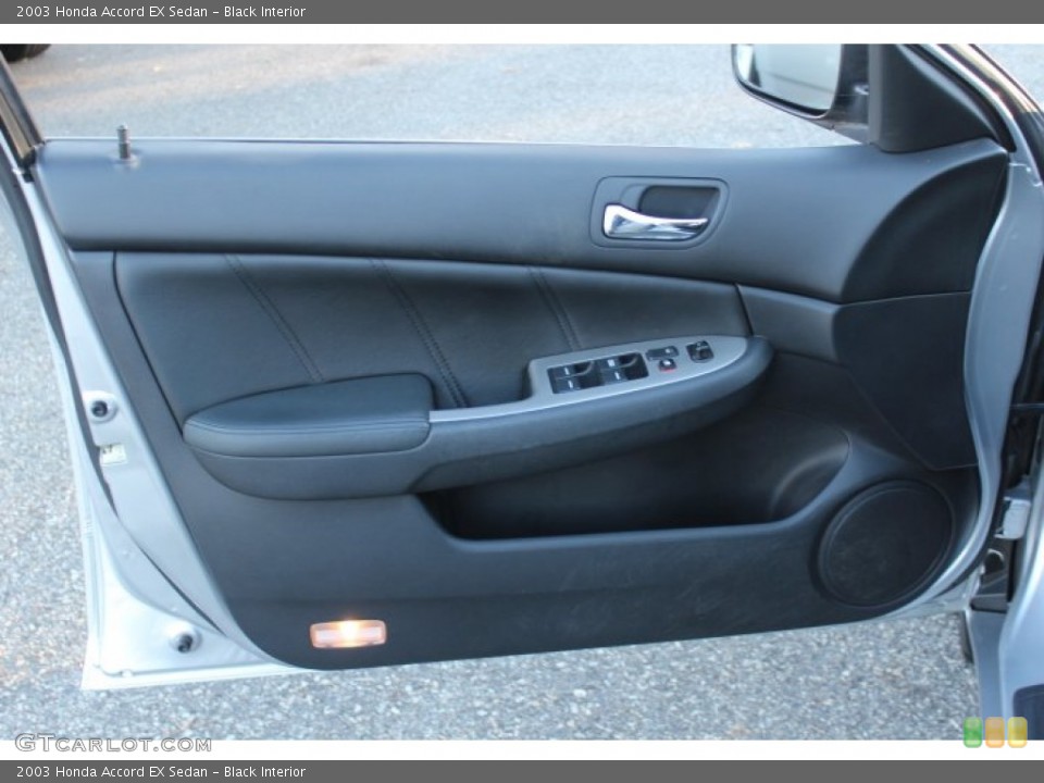 Black Interior Door Panel for the 2003 Honda Accord EX Sedan #73224281