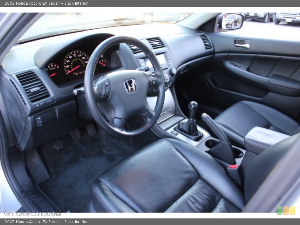 Black Interior Photo for the 2003 Honda Accord EX Sedan #73224306