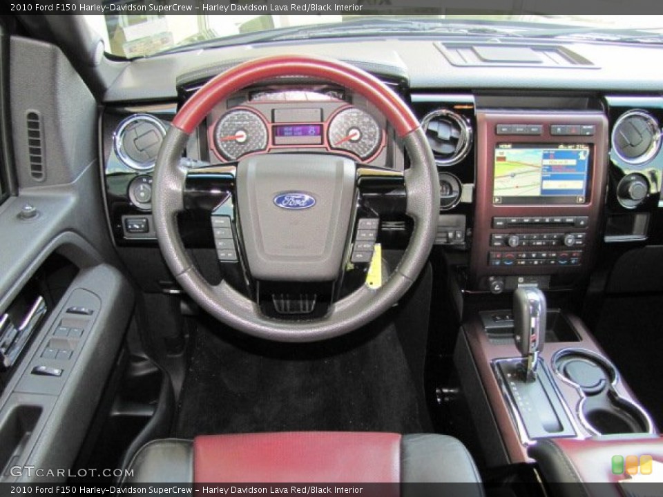 Harley Davidson Lava Red/Black Interior Dashboard for the 2010 Ford F150 Harley-Davidson SuperCrew #73225632