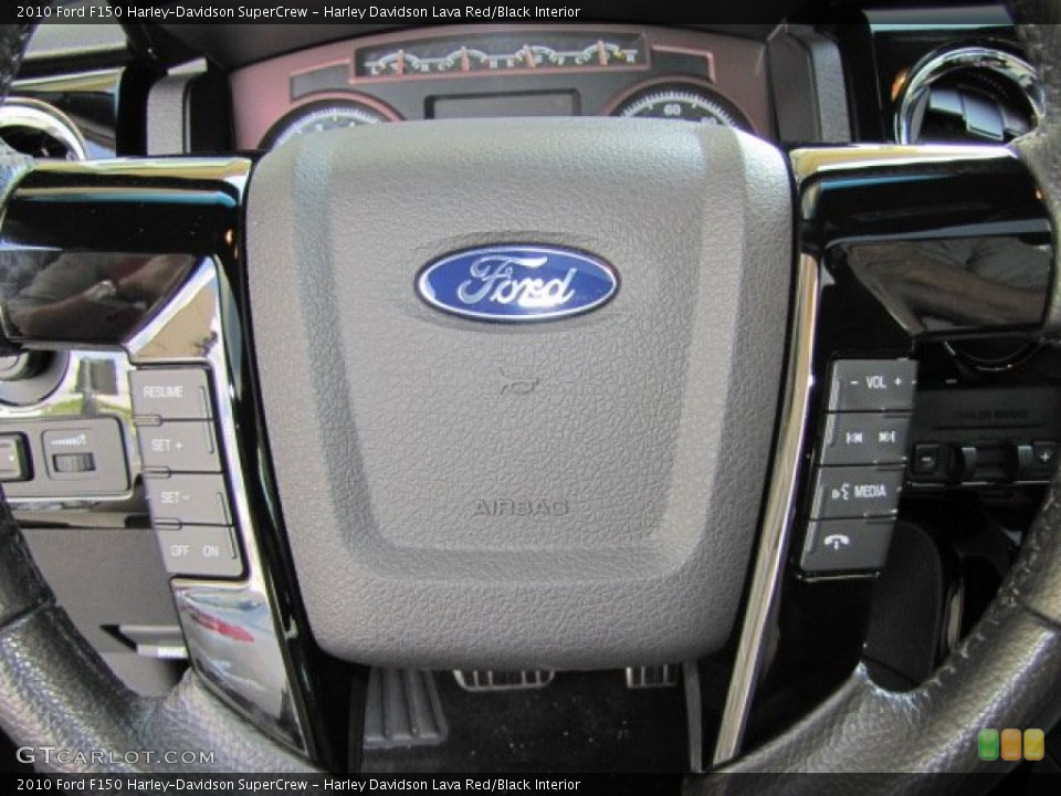 Harley Davidson Lava Red/Black Interior Controls for the 2010 Ford F150 Harley-Davidson SuperCrew #73225680