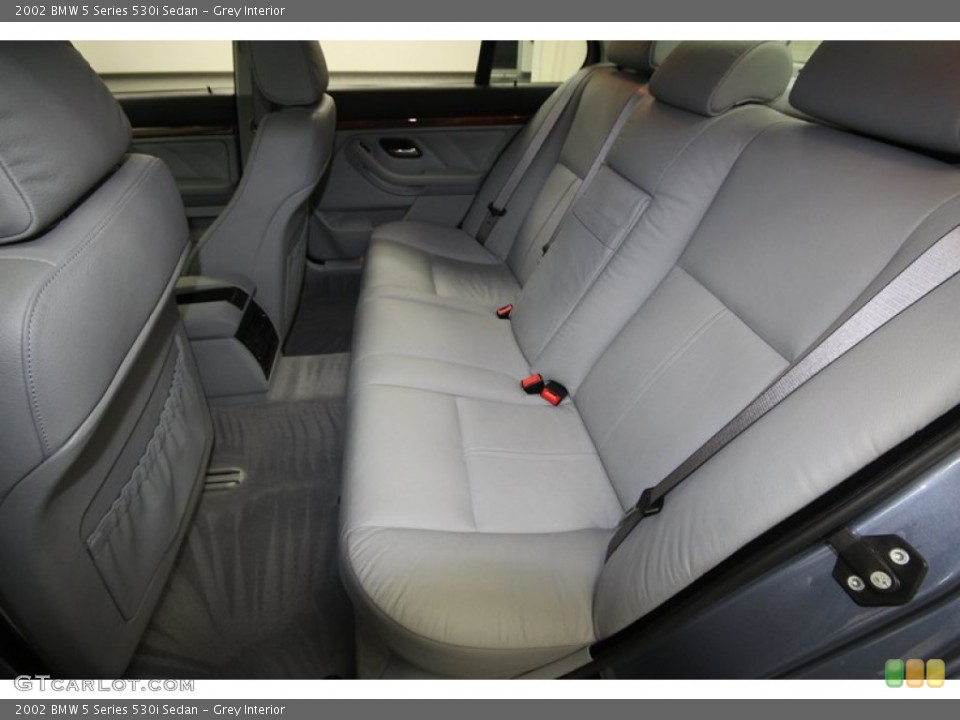 Grey Interior Rear Seat for the 2002 BMW 5 Series 530i Sedan #73225734
