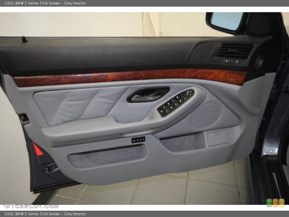 Grey Interior Door Panel for the 2002 BMW 5 Series 530i Sedan #73225743