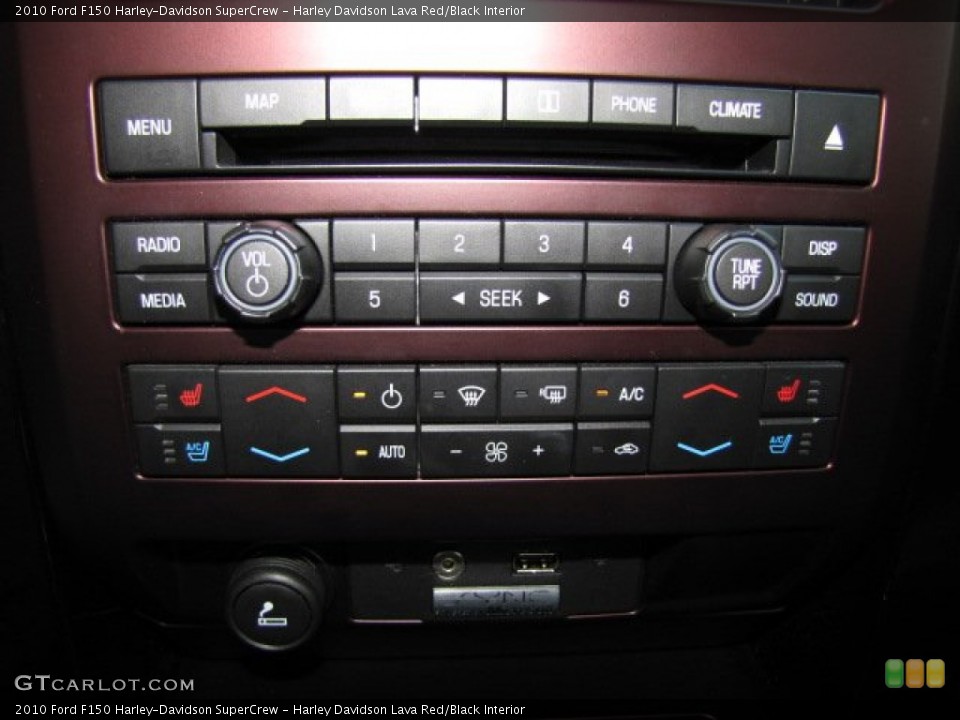 Harley Davidson Lava Red/Black Interior Controls for the 2010 Ford F150 Harley-Davidson SuperCrew #73225747