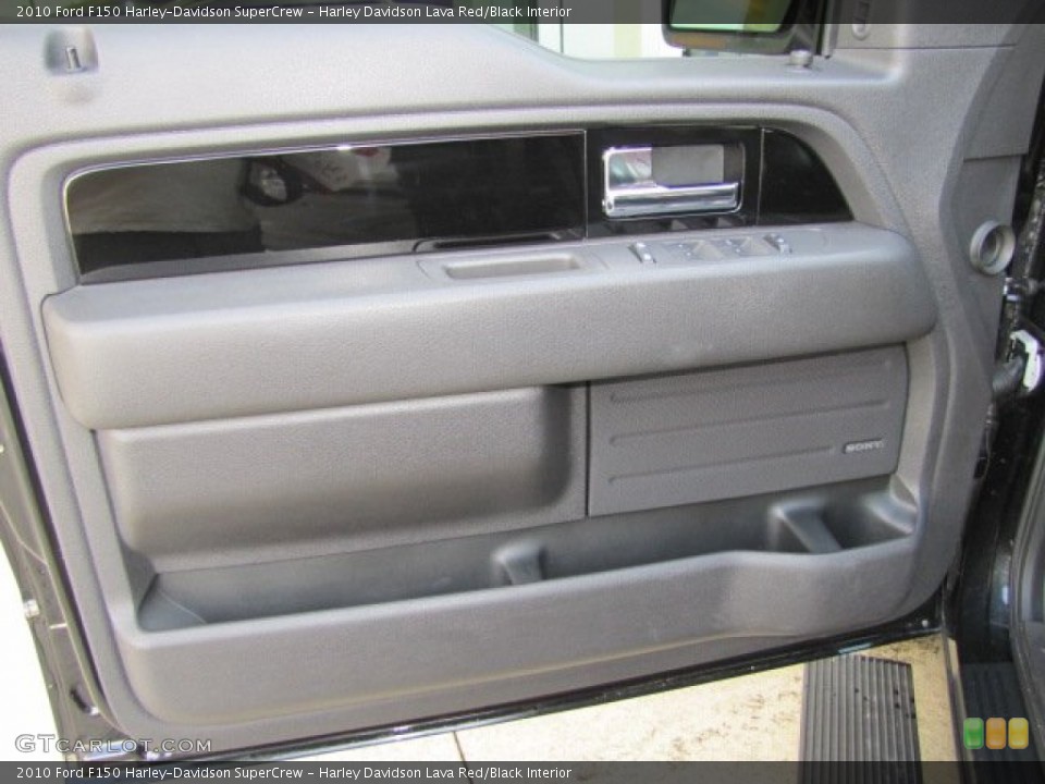 Harley Davidson Lava Red/Black Interior Door Panel for the 2010 Ford F150 Harley-Davidson SuperCrew #73225800