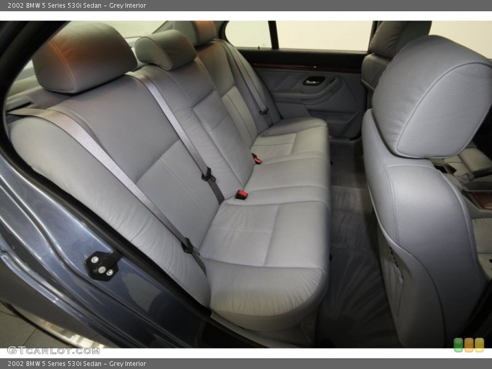 Grey Interior Rear Seat for the 2002 BMW 5 Series 530i Sedan #73225968
