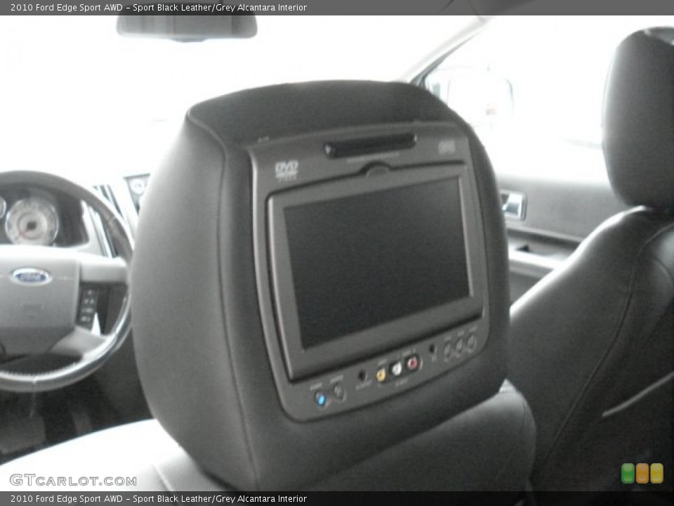 Sport Black Leather/Grey Alcantara Interior Entertainment System for the 2010 Ford Edge Sport AWD #73226460