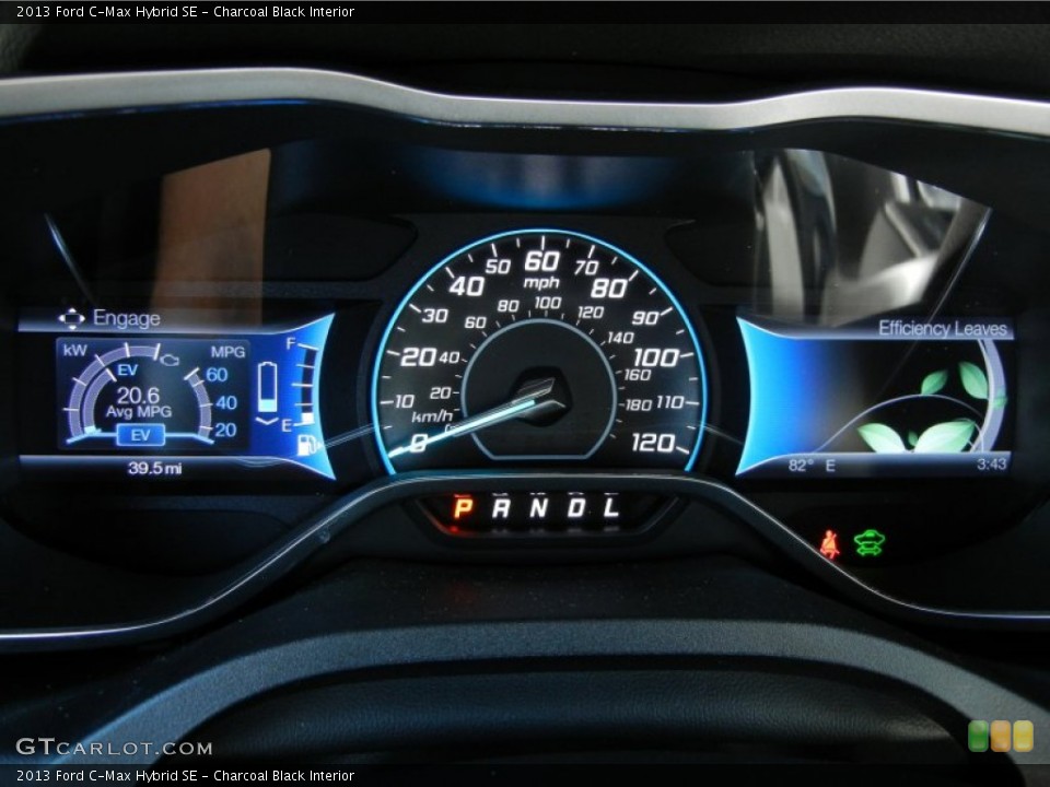 Charcoal Black Interior Gauges for the 2013 Ford C-Max Hybrid SE #73227614