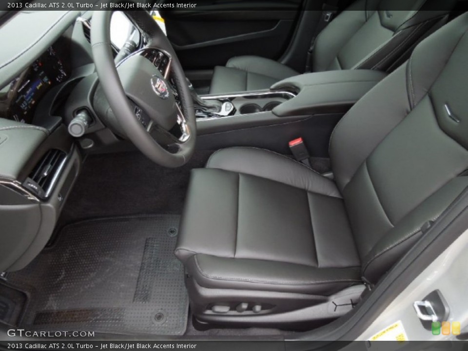 Jet Black/Jet Black Accents Interior Front Seat for the 2013 Cadillac ATS 2.0L Turbo #73230825