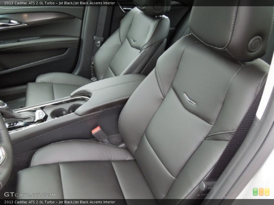 Jet Black/Jet Black Accents Interior Front Seat for the 2013 Cadillac ATS 2.0L Turbo #73230834