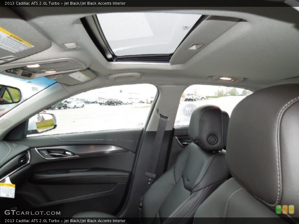 Jet Black/Jet Black Accents Interior Sunroof for the 2013 Cadillac ATS 2.0L Turbo #73230843