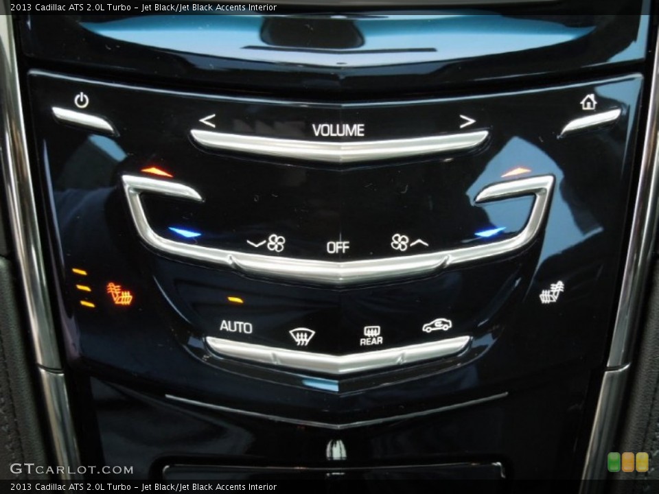 Jet Black/Jet Black Accents Interior Controls for the 2013 Cadillac ATS 2.0L Turbo #73230873