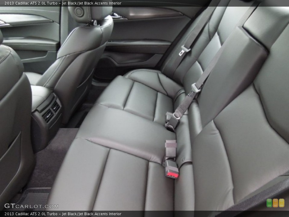 Jet Black/Jet Black Accents Interior Rear Seat for the 2013 Cadillac ATS 2.0L Turbo #73230905