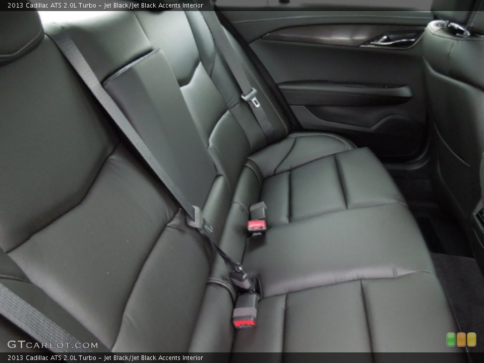 Jet Black/Jet Black Accents Interior Rear Seat for the 2013 Cadillac ATS 2.0L Turbo #73230942