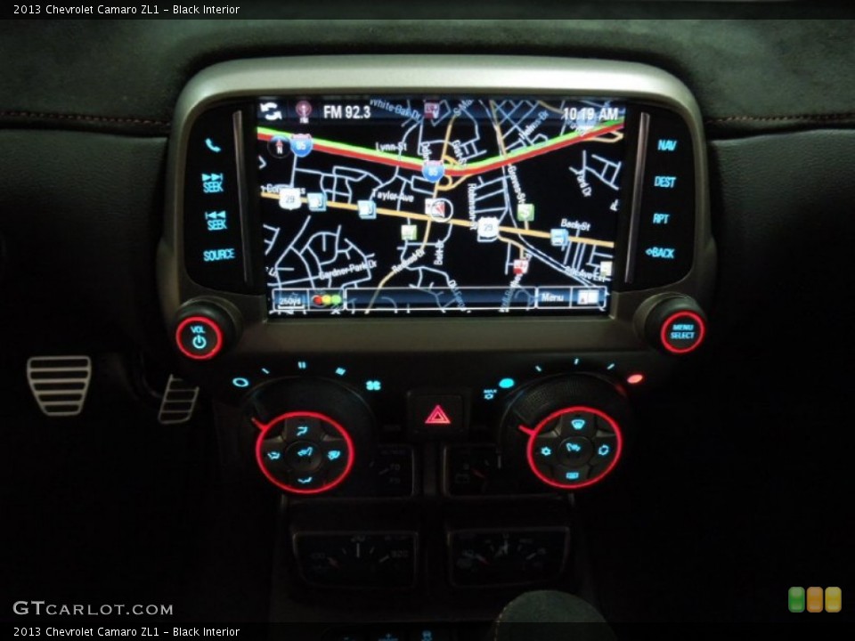 Black Interior Navigation for the 2013 Chevrolet Camaro ZL1 #73231146