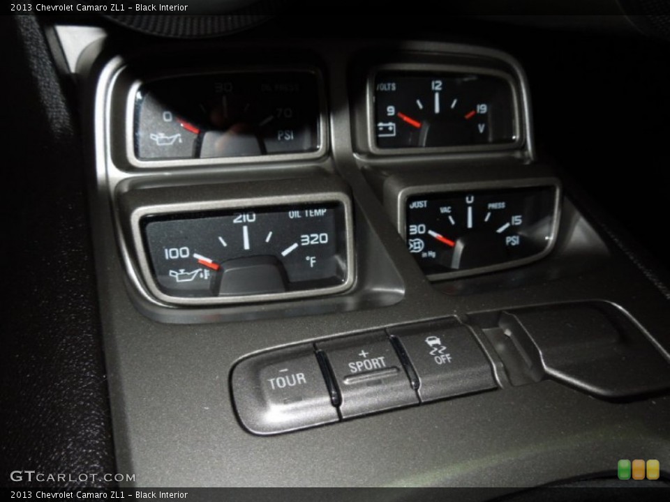 Black Interior Gauges for the 2013 Chevrolet Camaro ZL1 #73231158