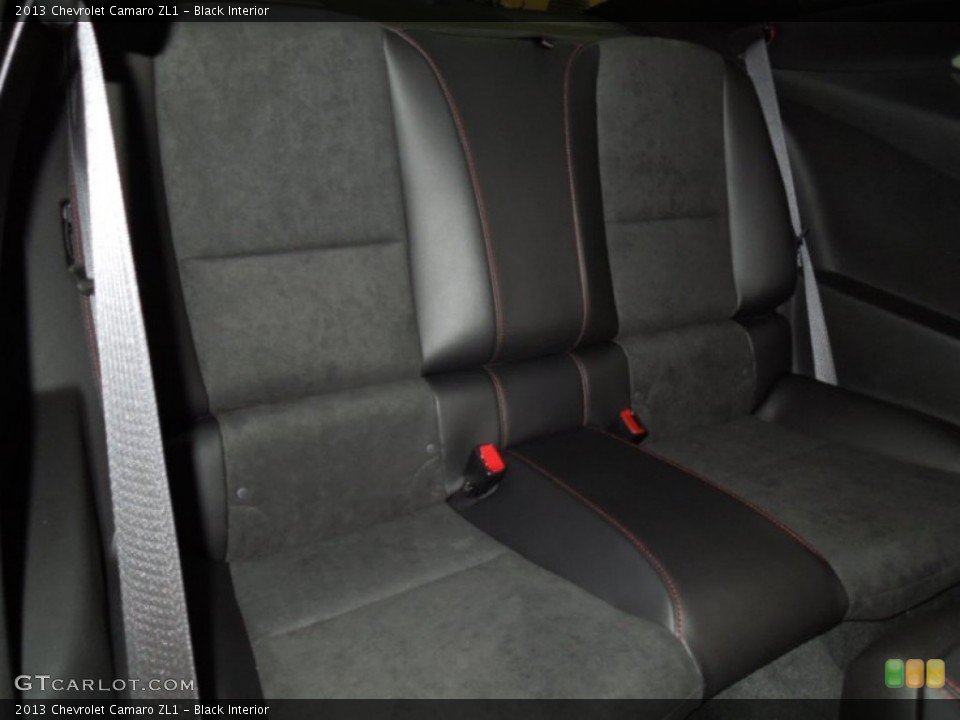 Black Interior Rear Seat for the 2013 Chevrolet Camaro ZL1 #73231176