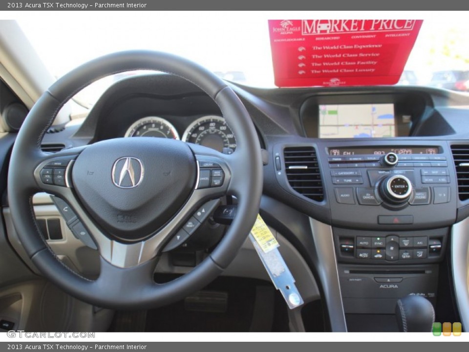 Parchment Interior Dashboard for the 2013 Acura TSX Technology #73234334