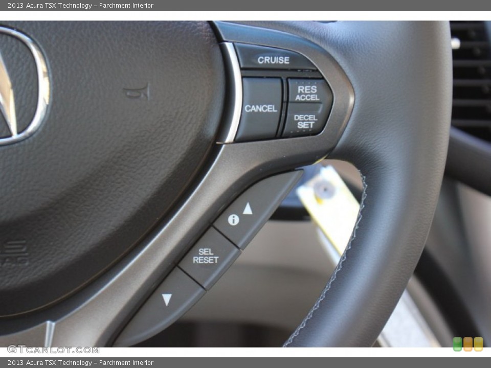 Parchment Interior Controls for the 2013 Acura TSX Technology #73234449