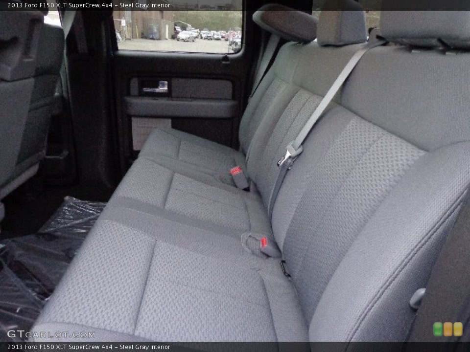 Steel Gray Interior Rear Seat for the 2013 Ford F150 XLT SuperCrew 4x4 #73238919