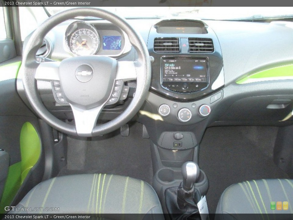Green/Green Interior Dashboard for the 2013 Chevrolet Spark LT #73239921