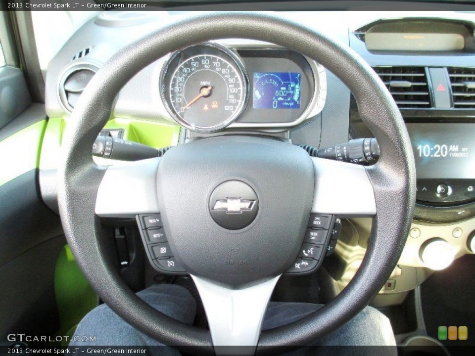 Green/Green Interior Steering Wheel for the 2013 Chevrolet Spark LT #73240230