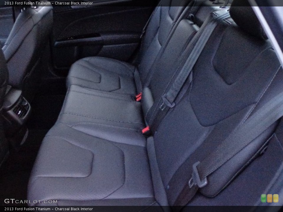 Charcoal Black Interior Rear Seat for the 2013 Ford Fusion Titanium #73240953