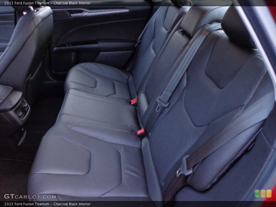 Charcoal Black Interior Rear Seat for the 2013 Ford Fusion Titanium #73241293