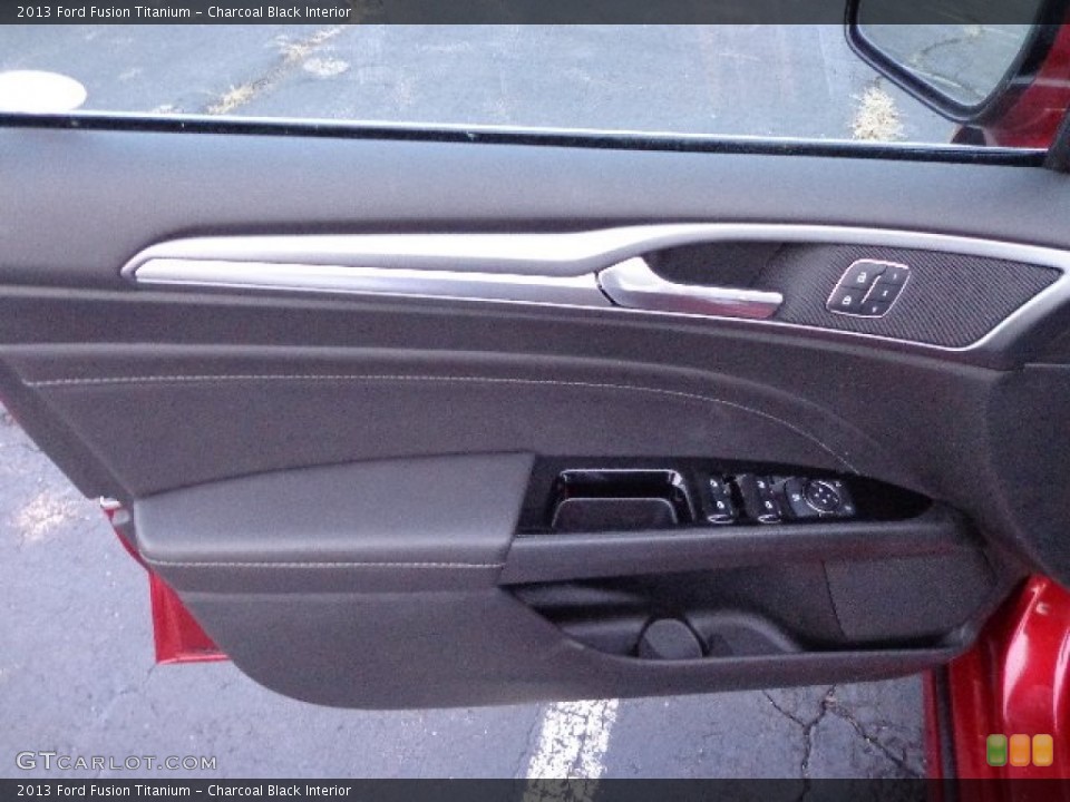 Charcoal Black Interior Door Panel for the 2013 Ford Fusion Titanium #73241349