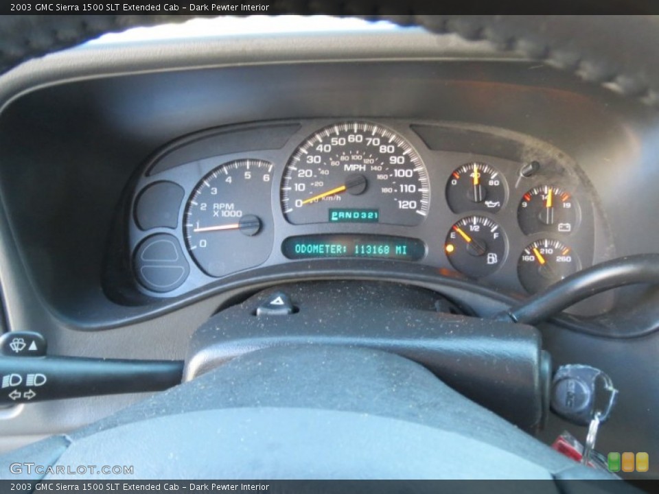 Dark Pewter Interior Gauges for the 2003 GMC Sierra 1500 SLT Extended Cab #73242399