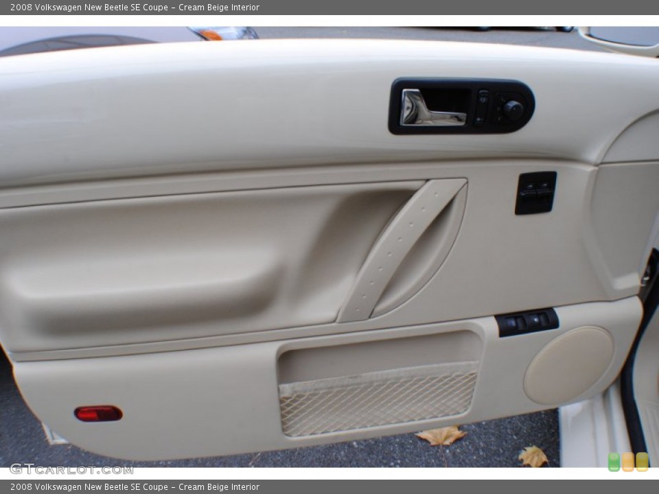 Cream Beige Interior Door Panel for the 2008 Volkswagen New Beetle SE Coupe #73243441