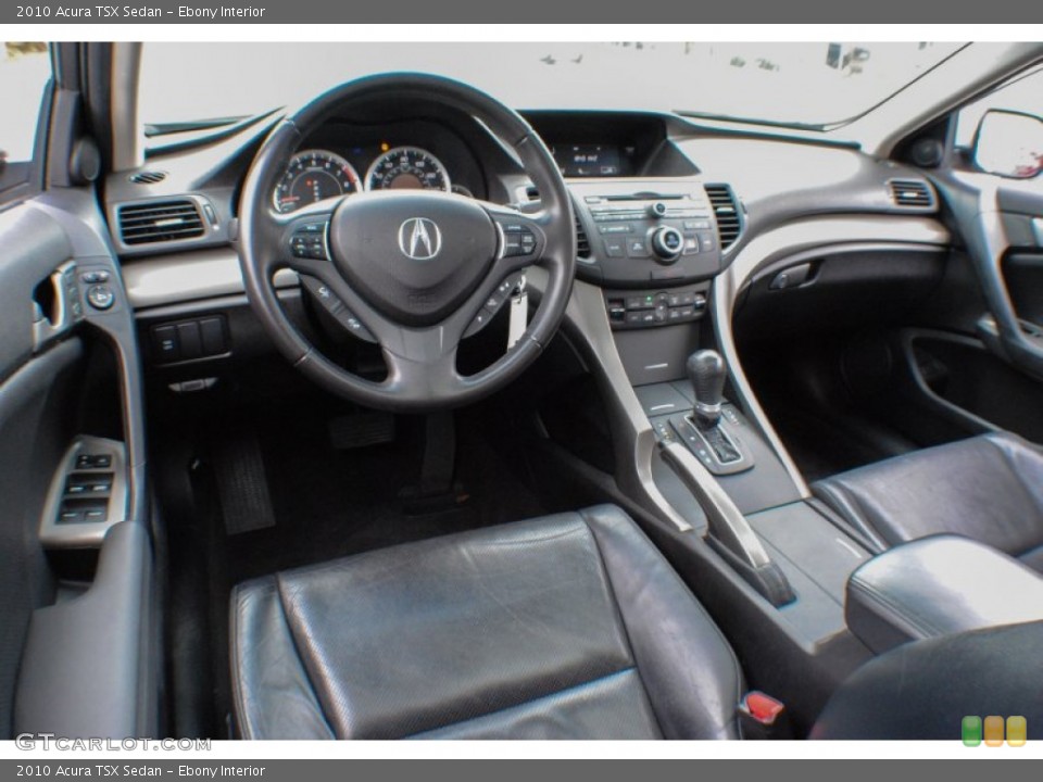 Ebony Interior Prime Interior for the 2010 Acura TSX Sedan #73243984