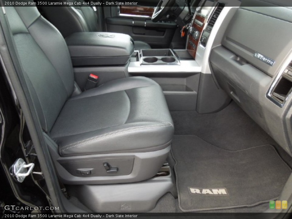 Dark Slate Interior Front Seat for the 2010 Dodge Ram 3500 Laramie Mega Cab 4x4 Dually #73246575