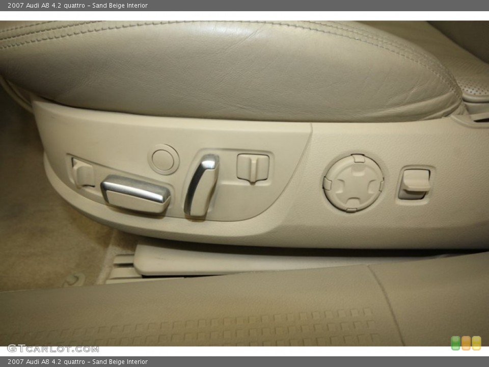 Sand Beige Interior Controls for the 2007 Audi A8 4.2 quattro #73247898