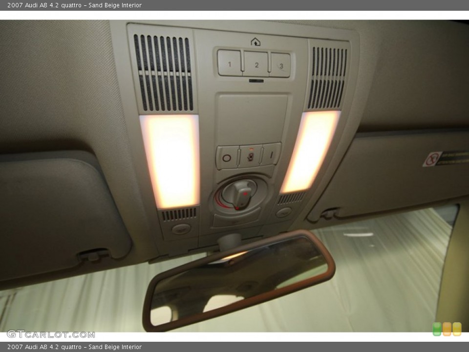 Sand Beige Interior Controls for the 2007 Audi A8 4.2 quattro #73247976