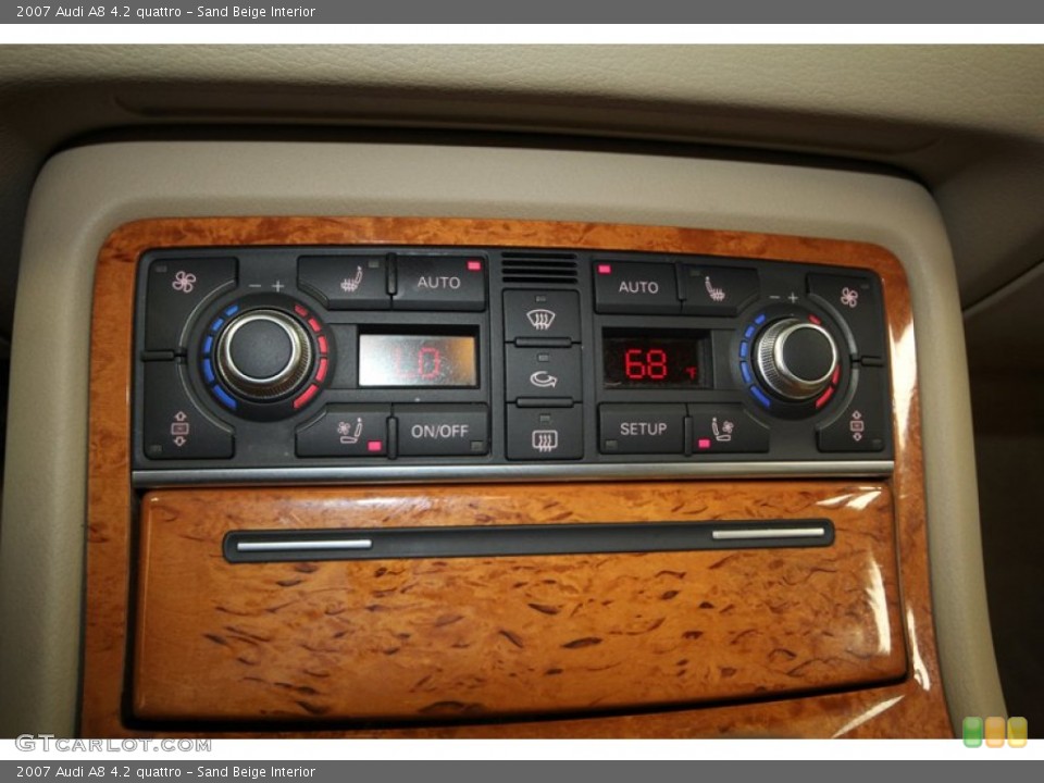 Sand Beige Interior Controls for the 2007 Audi A8 4.2 quattro #73248072