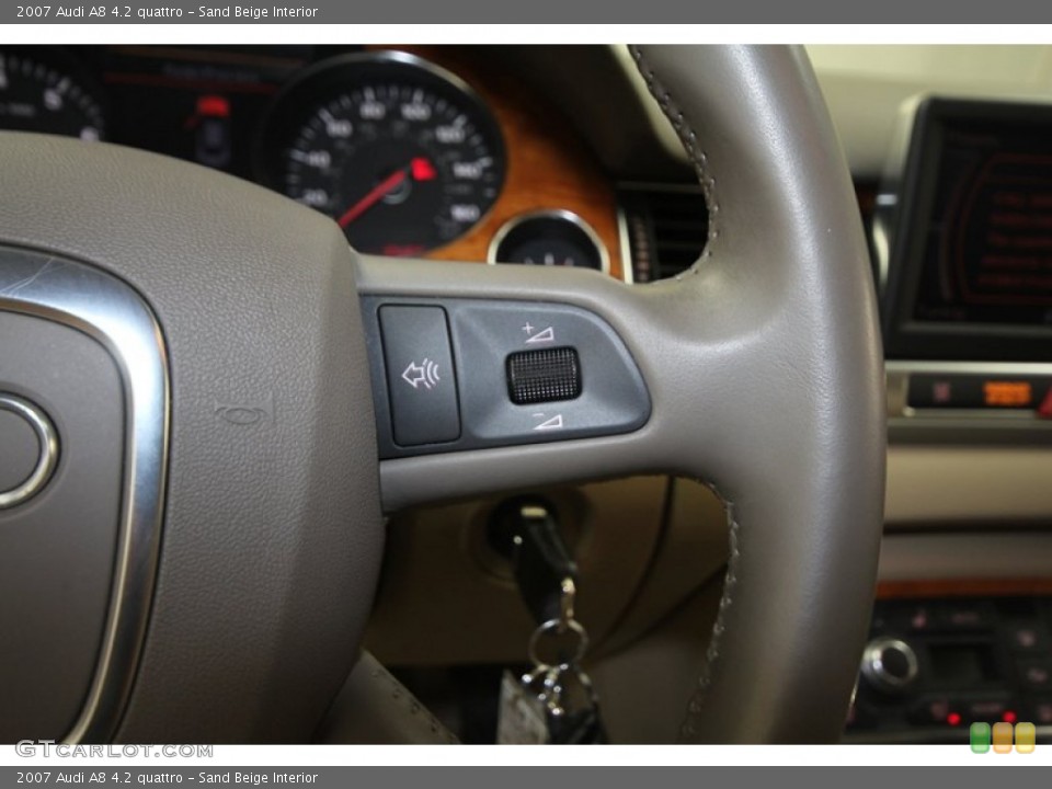Sand Beige Interior Controls for the 2007 Audi A8 4.2 quattro #73248156