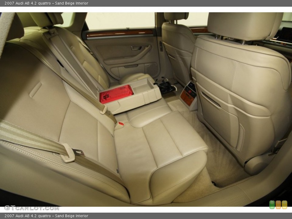 Sand Beige Interior Rear Seat for the 2007 Audi A8 4.2 quattro #73248387