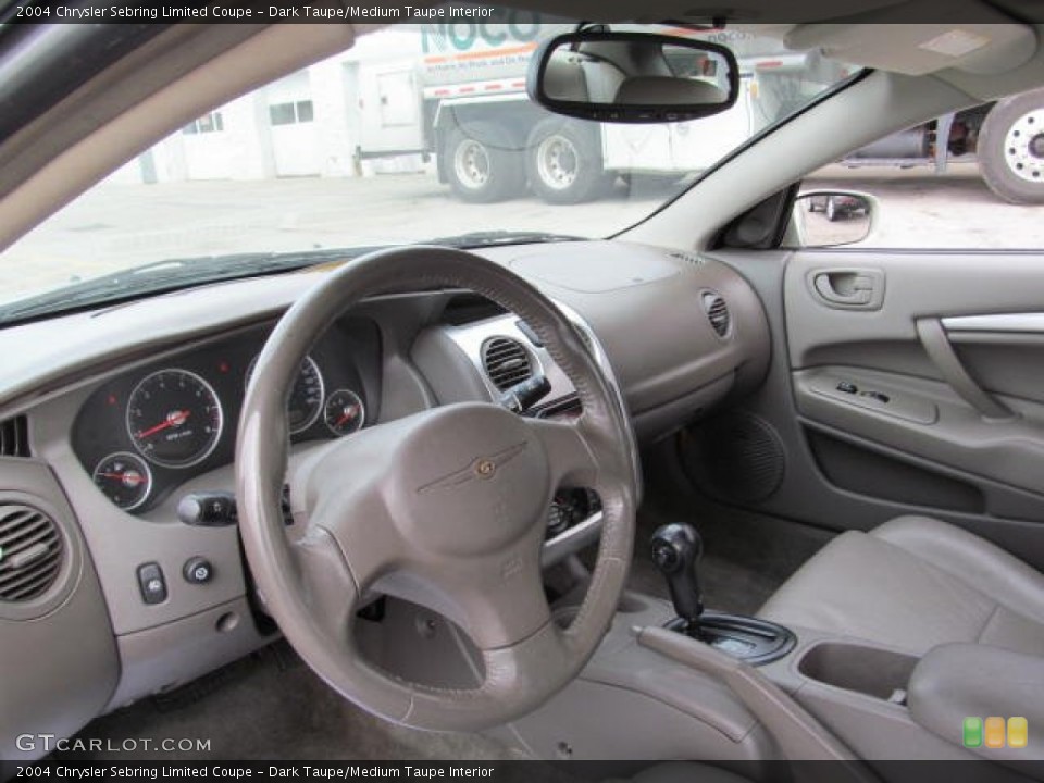 Dark Taupe/Medium Taupe Interior Dashboard for the 2004 Chrysler Sebring Limited Coupe #73249917