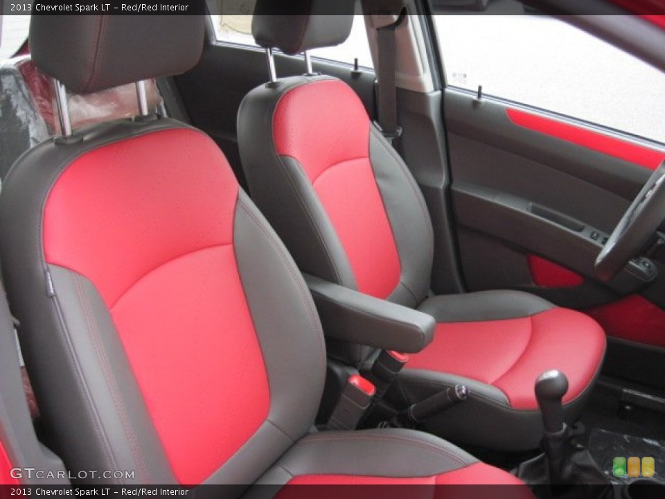 Red/Red Interior Photo for the 2013 Chevrolet Spark LT #73249992