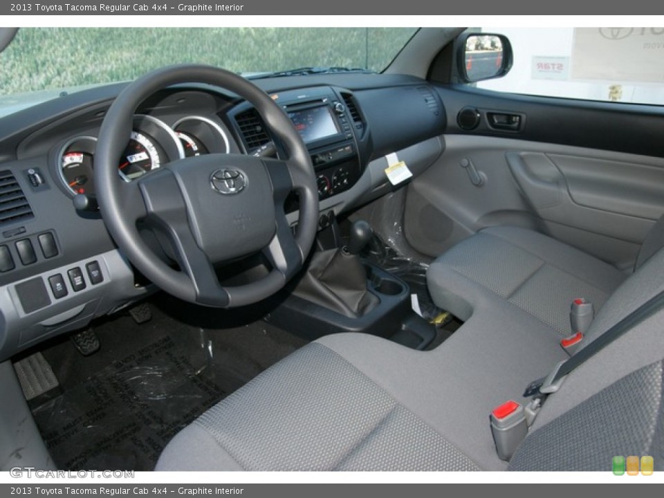 Graphite Interior Prime Interior for the 2013 Toyota Tacoma Regular Cab 4x4 #73250265