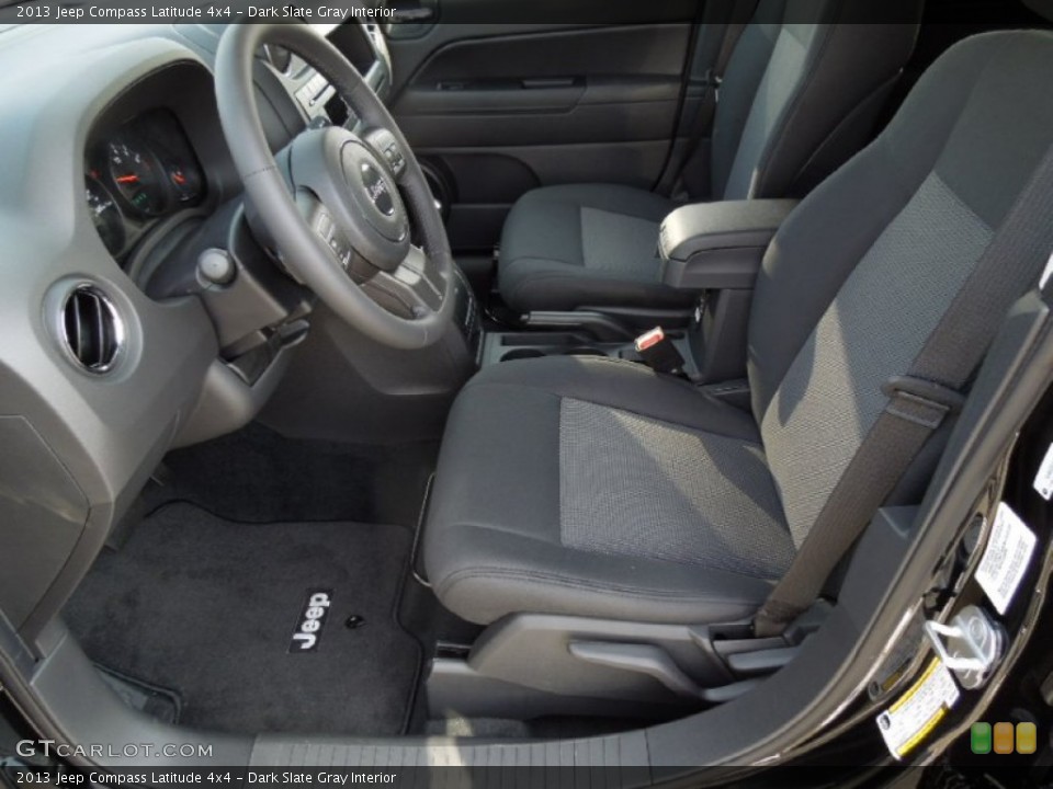 Dark Slate Gray Interior Photo for the 2013 Jeep Compass Latitude 4x4 #73250611