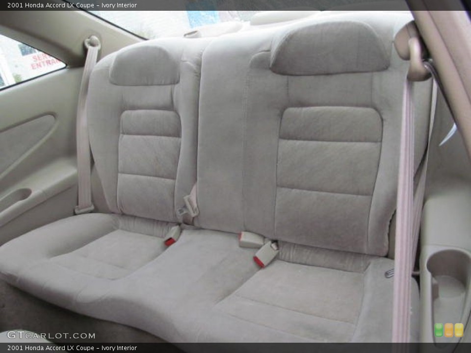 Ivory Interior Rear Seat for the 2001 Honda Accord LX Coupe #73253787