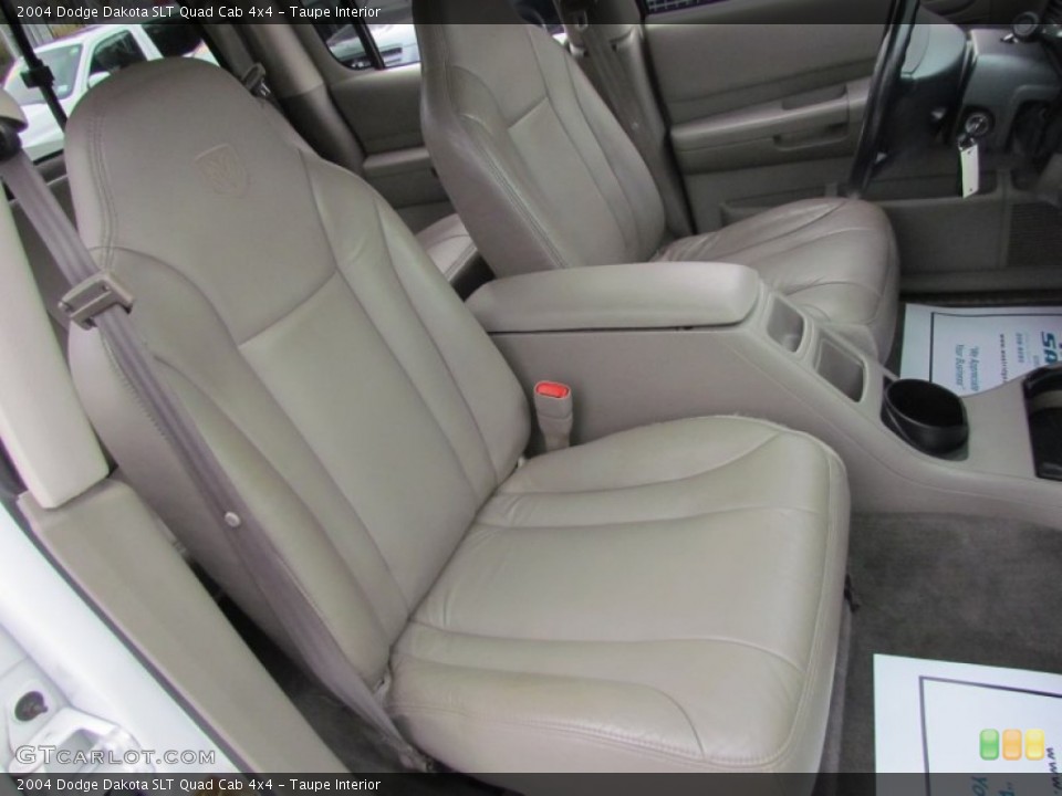 Taupe Interior Front Seat for the 2004 Dodge Dakota SLT Quad Cab 4x4 #73255542