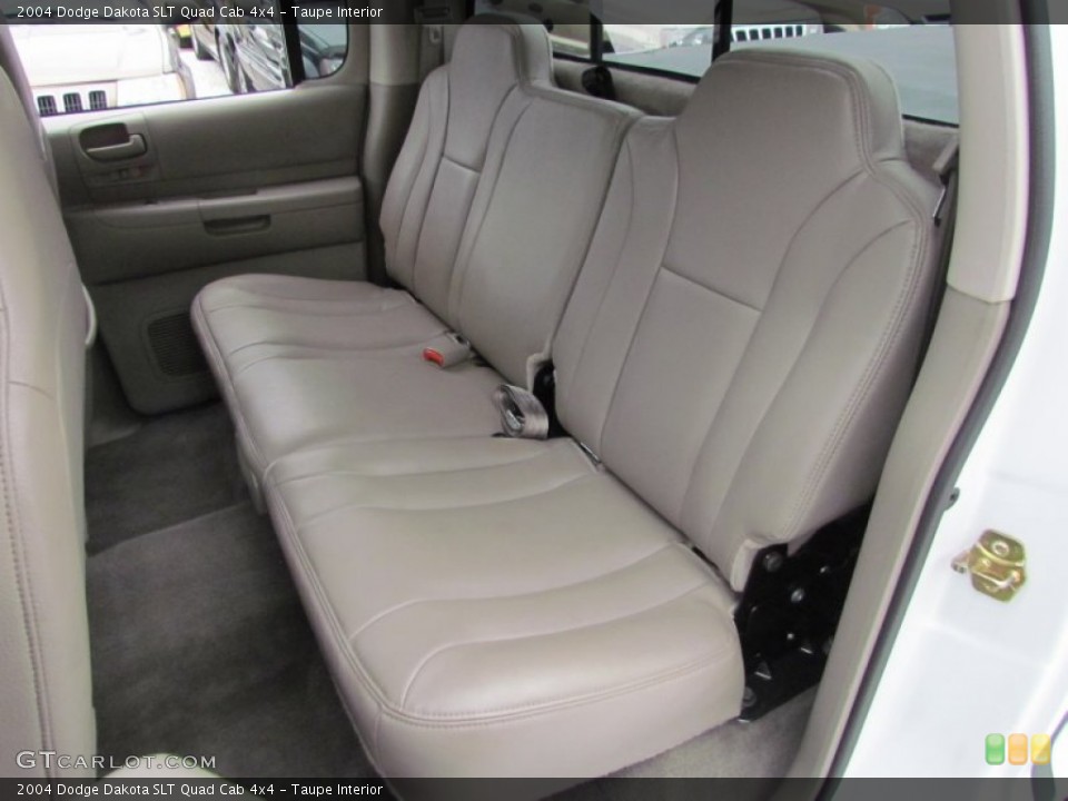 Taupe Interior Rear Seat for the 2004 Dodge Dakota SLT Quad Cab 4x4 #73255610